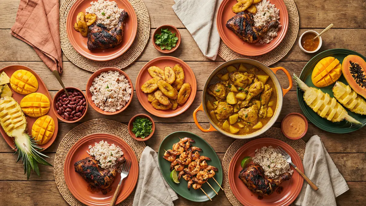 Caribbean Meal Plan for Families - family meal plan