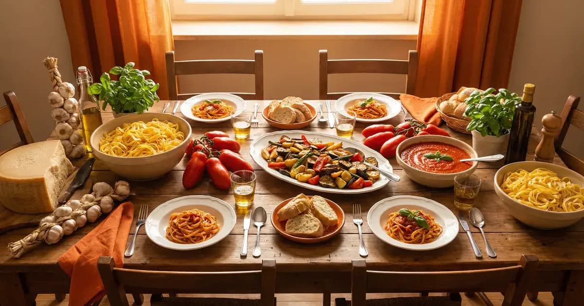 Italian Meal Plan for Families - family meal plan