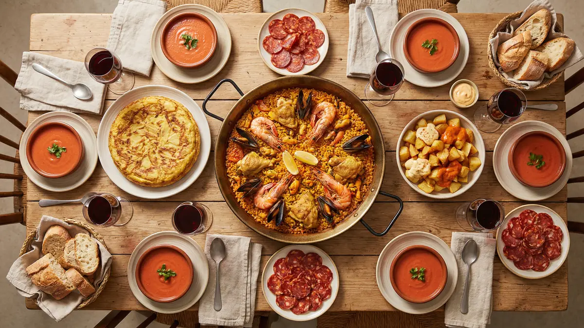 Spanish Meal Plan for Families - family meal plan