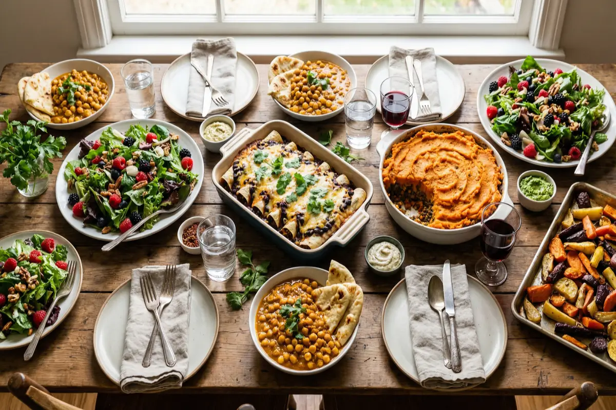 Vegetarian Meal Planning for Families - family meal plan