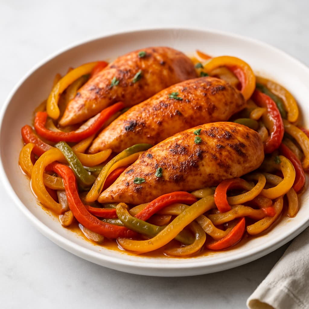 Baked Chicken Fajitas — FamilyPlate recipe