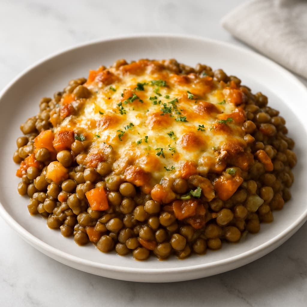 Baked Lentil Casserole — FamilyPlate recipe