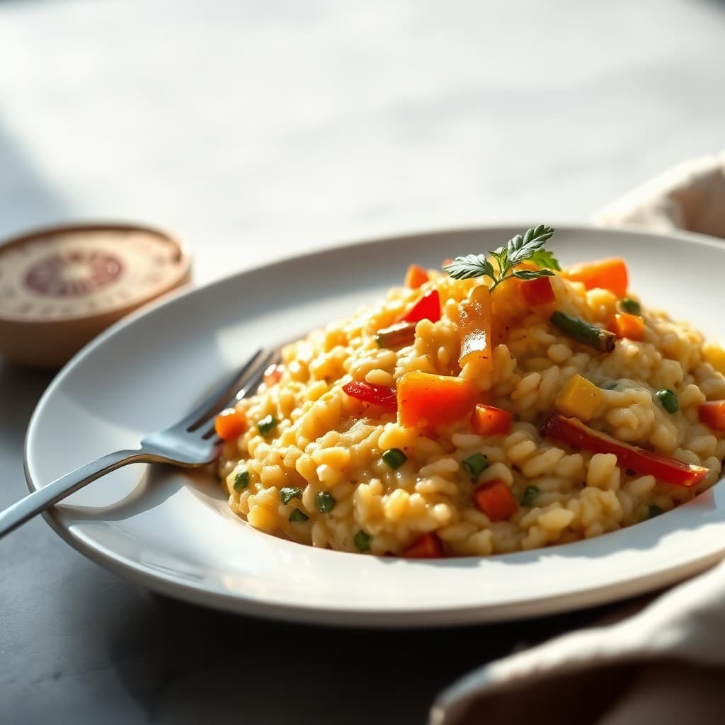 Baked Vegetable Risotto — FamilyPlate recipe