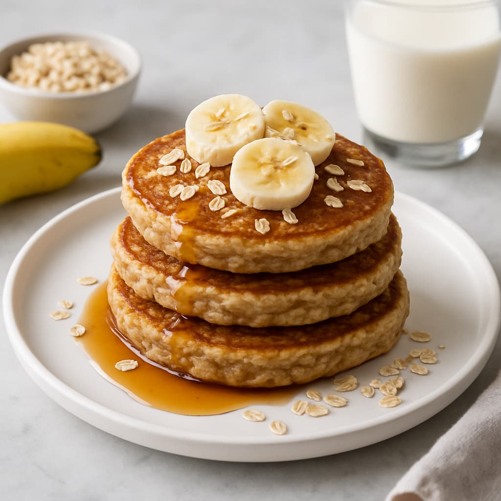 Banana Oat Pancakes — FamilyPlate recipe