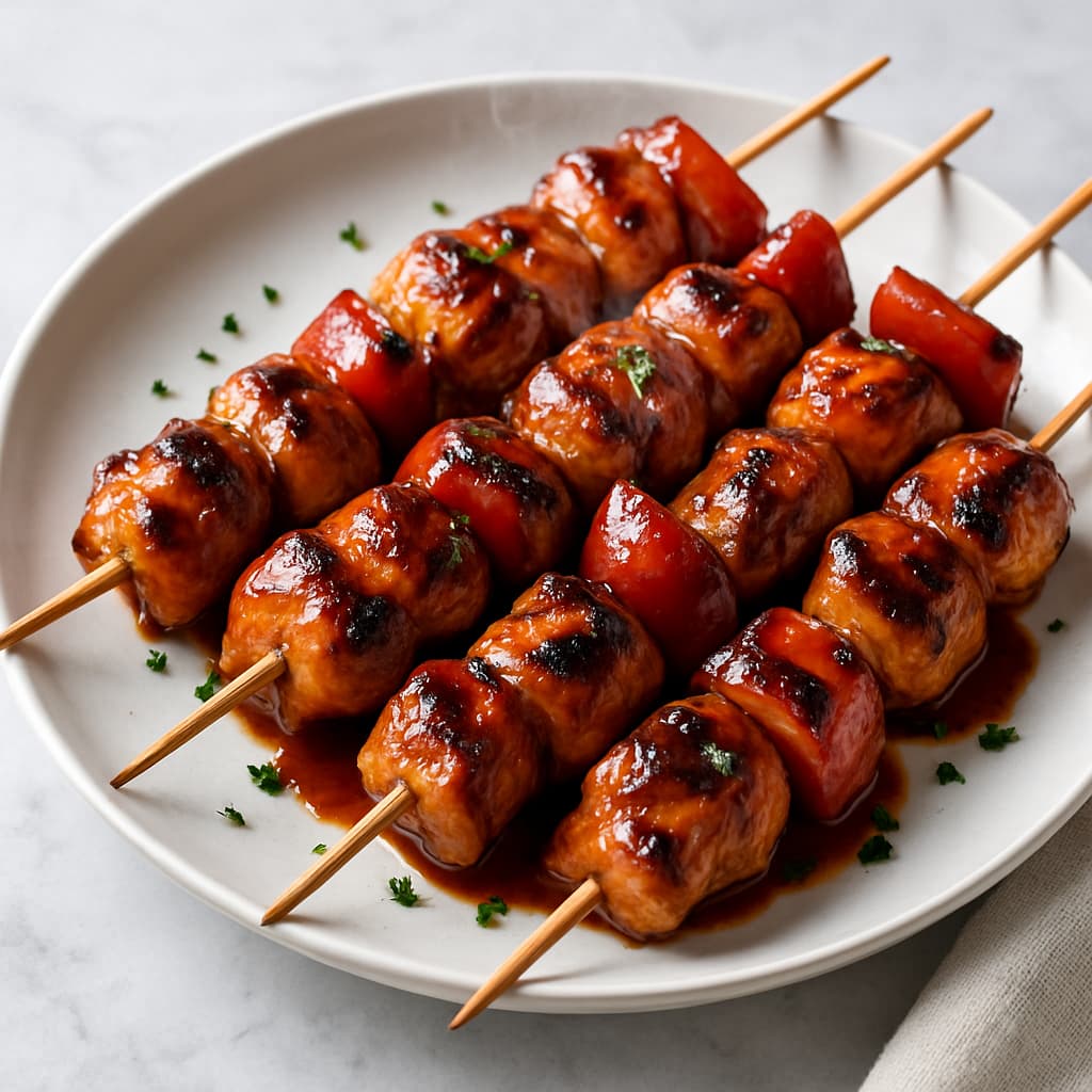 BBQ Chicken Skewers — FamilyPlate recipe