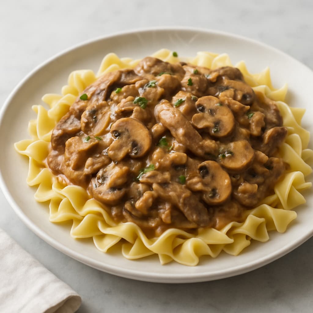 Beef Stroganoff — FamilyPlate recipe