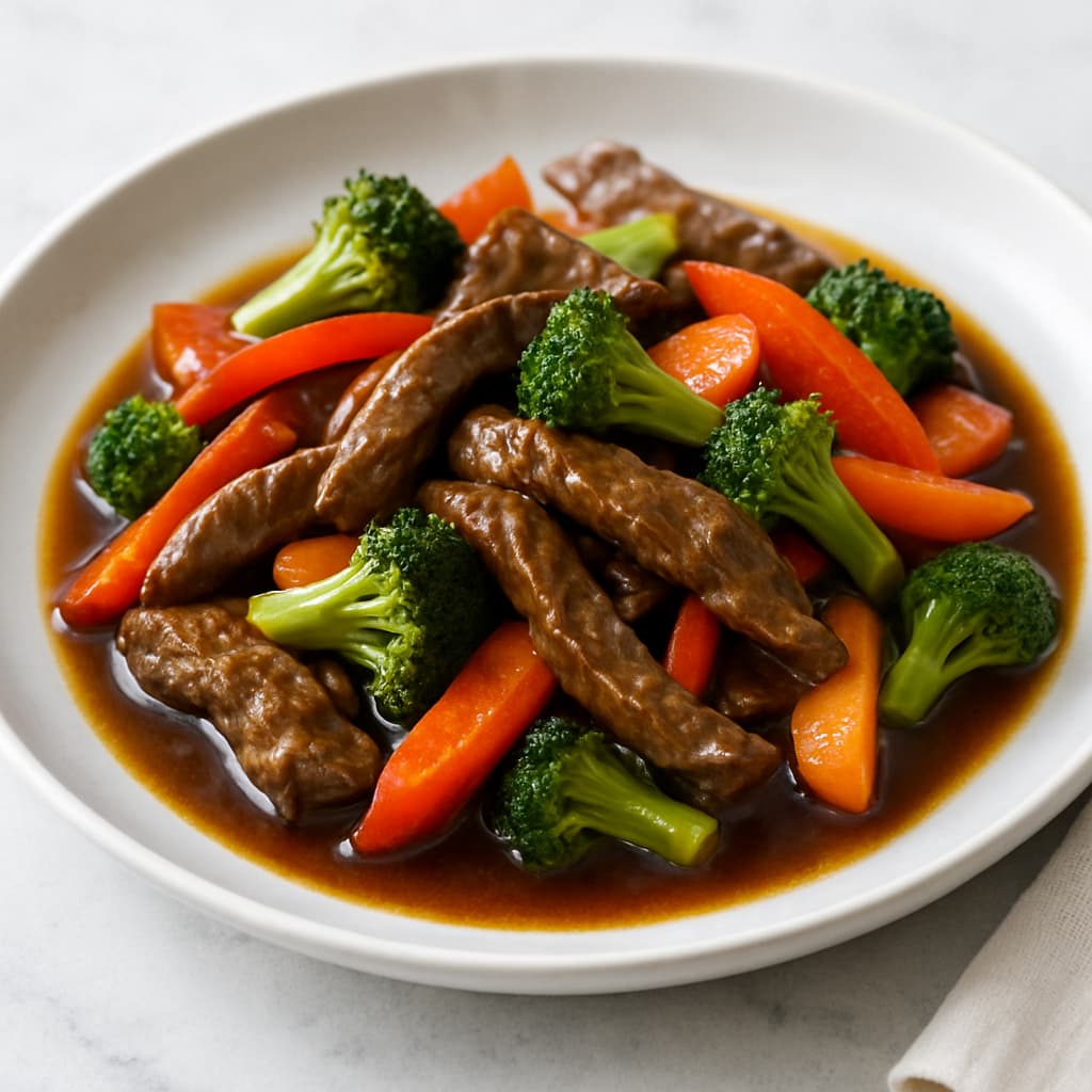 Beef & Vegetable Stir Fry — FamilyPlate recipe