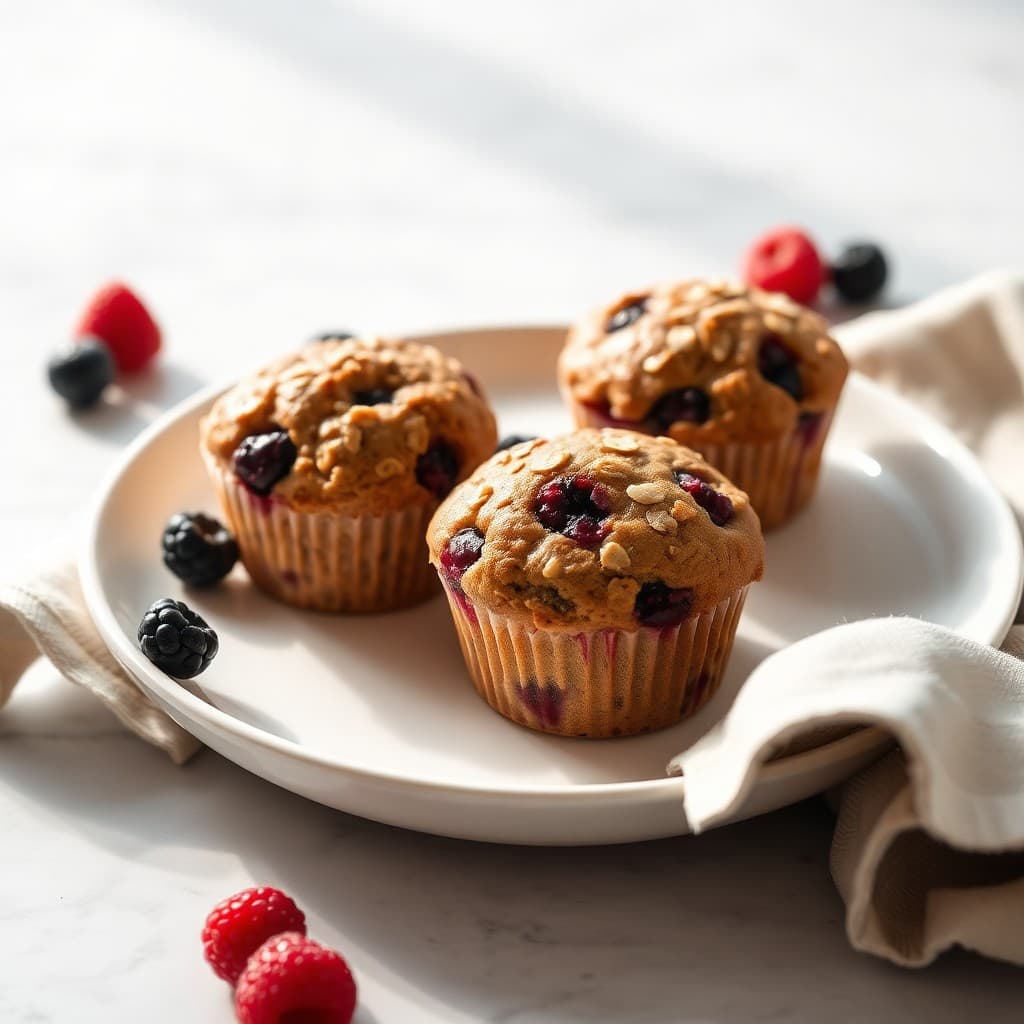 Berry Breakfast Muffins — FamilyPlate recipe