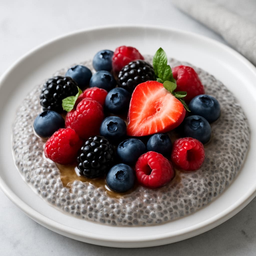 Berry Chia Pudding — FamilyPlate recipe
