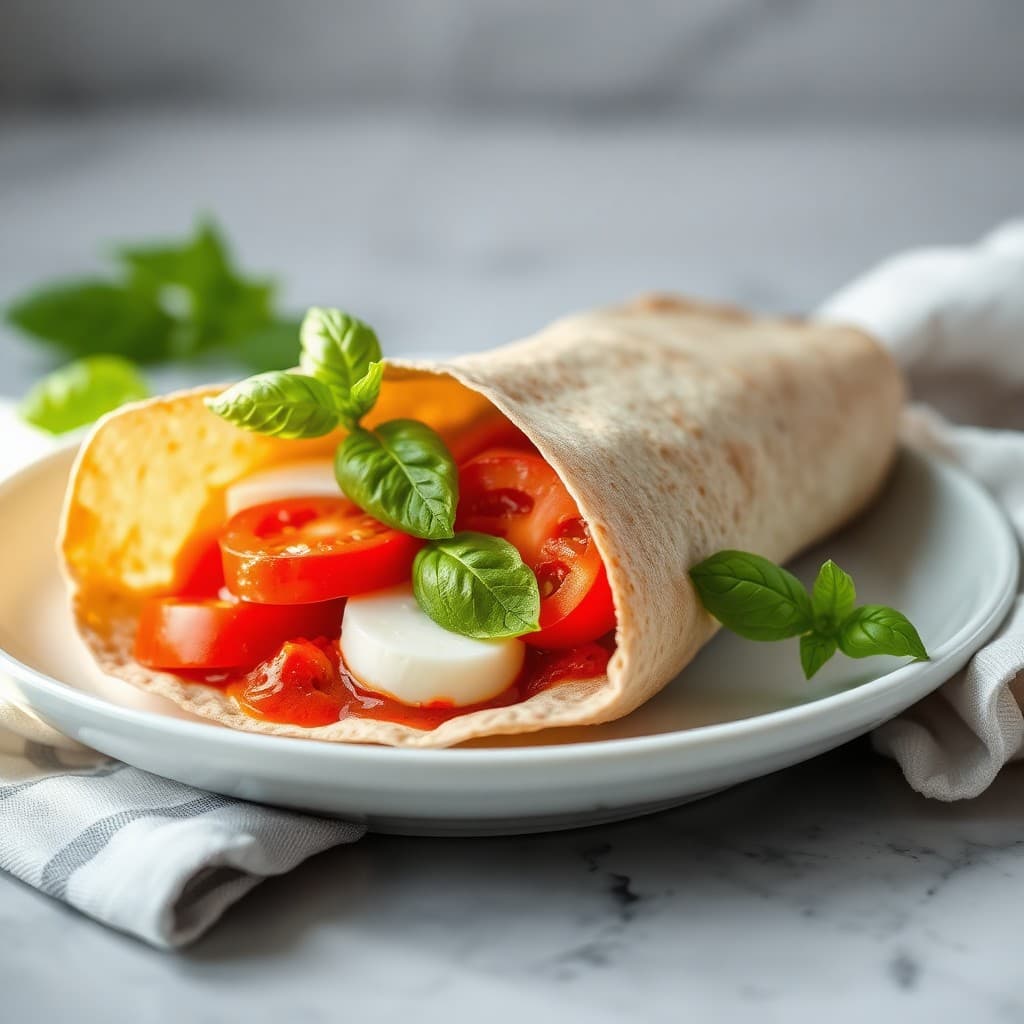 Caprese Salad Wraps — FamilyPlate recipe