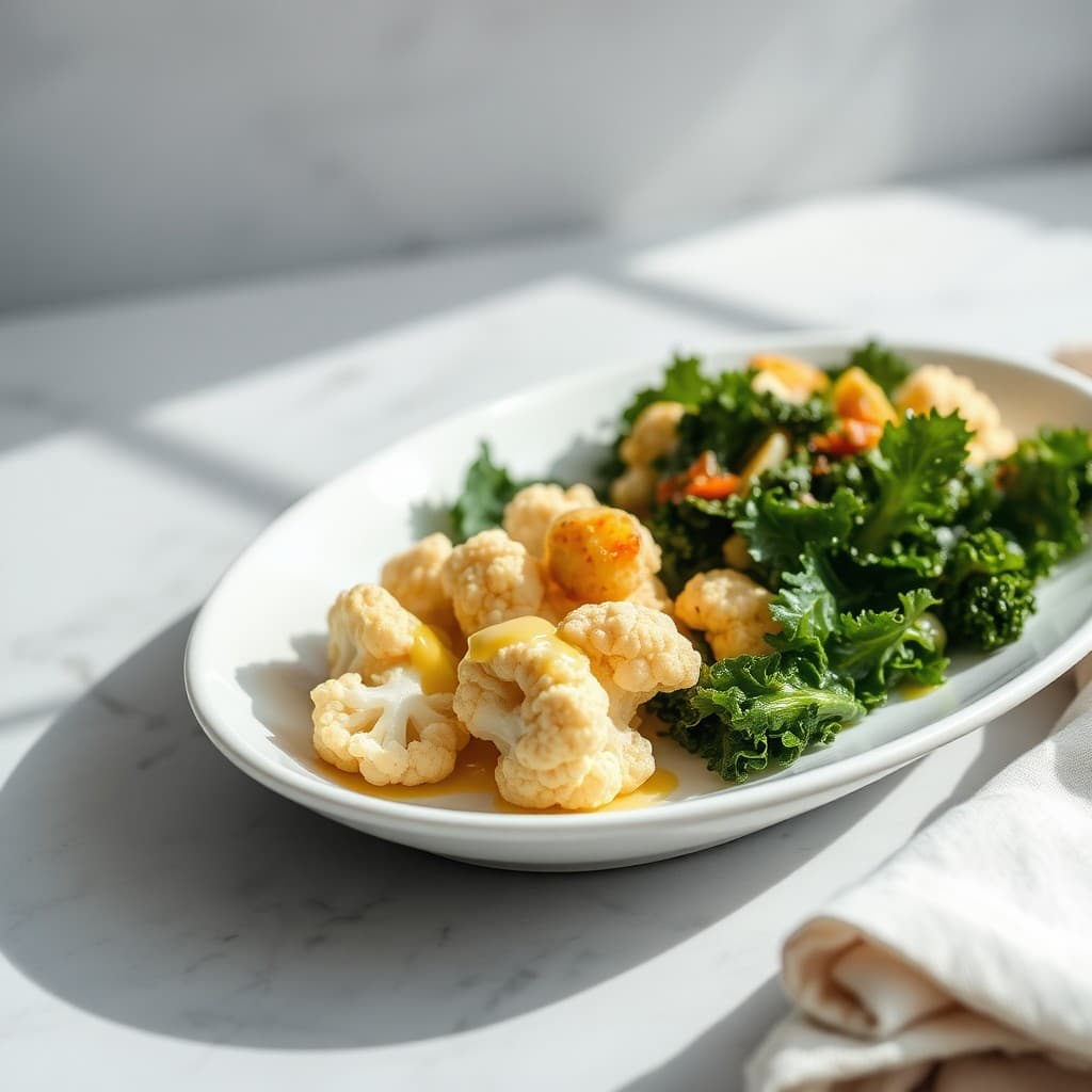 Cauliflower and Kale Salad — FamilyPlate recipe