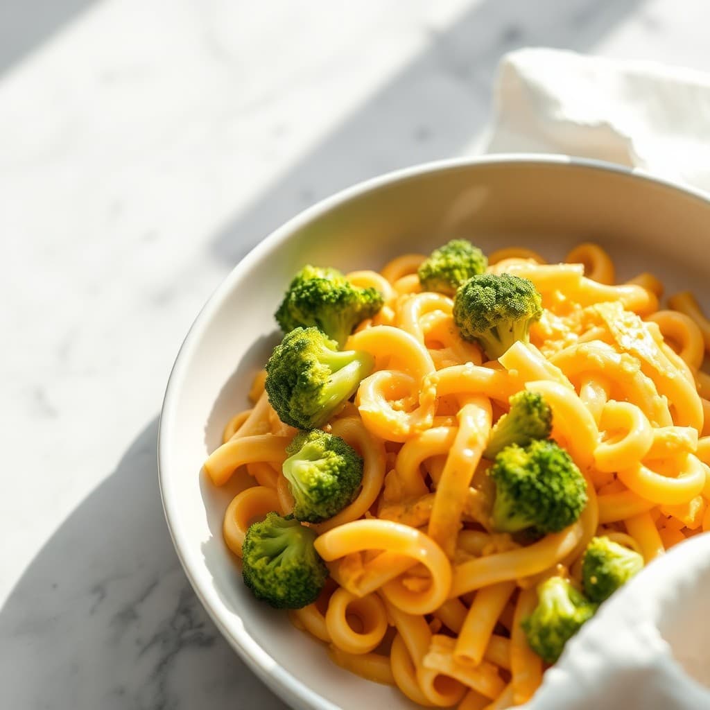Cheesy Broccoli Pasta recipe