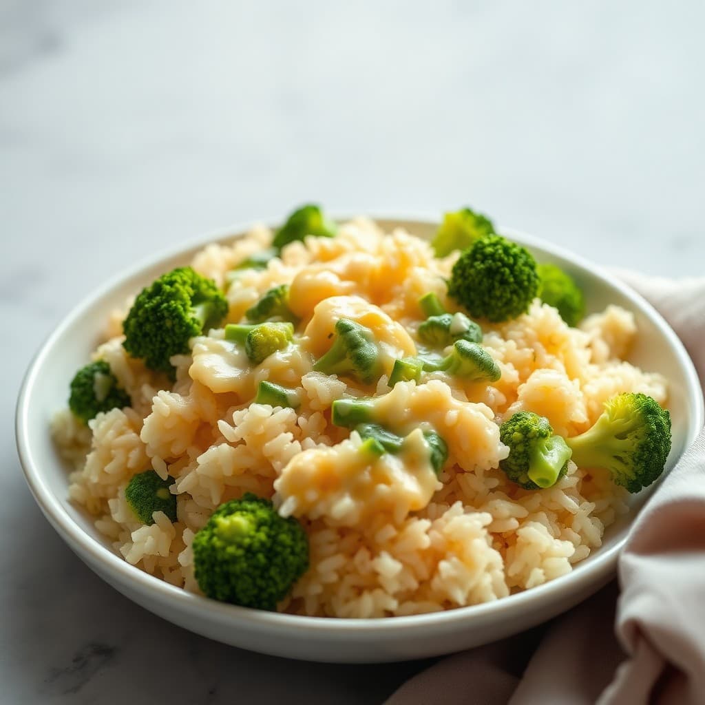 Cheesy Broccoli Rice — FamilyPlate recipe