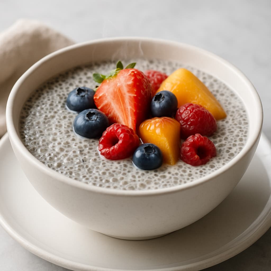 Chia Pudding with Fruits — FamilyPlate recipe