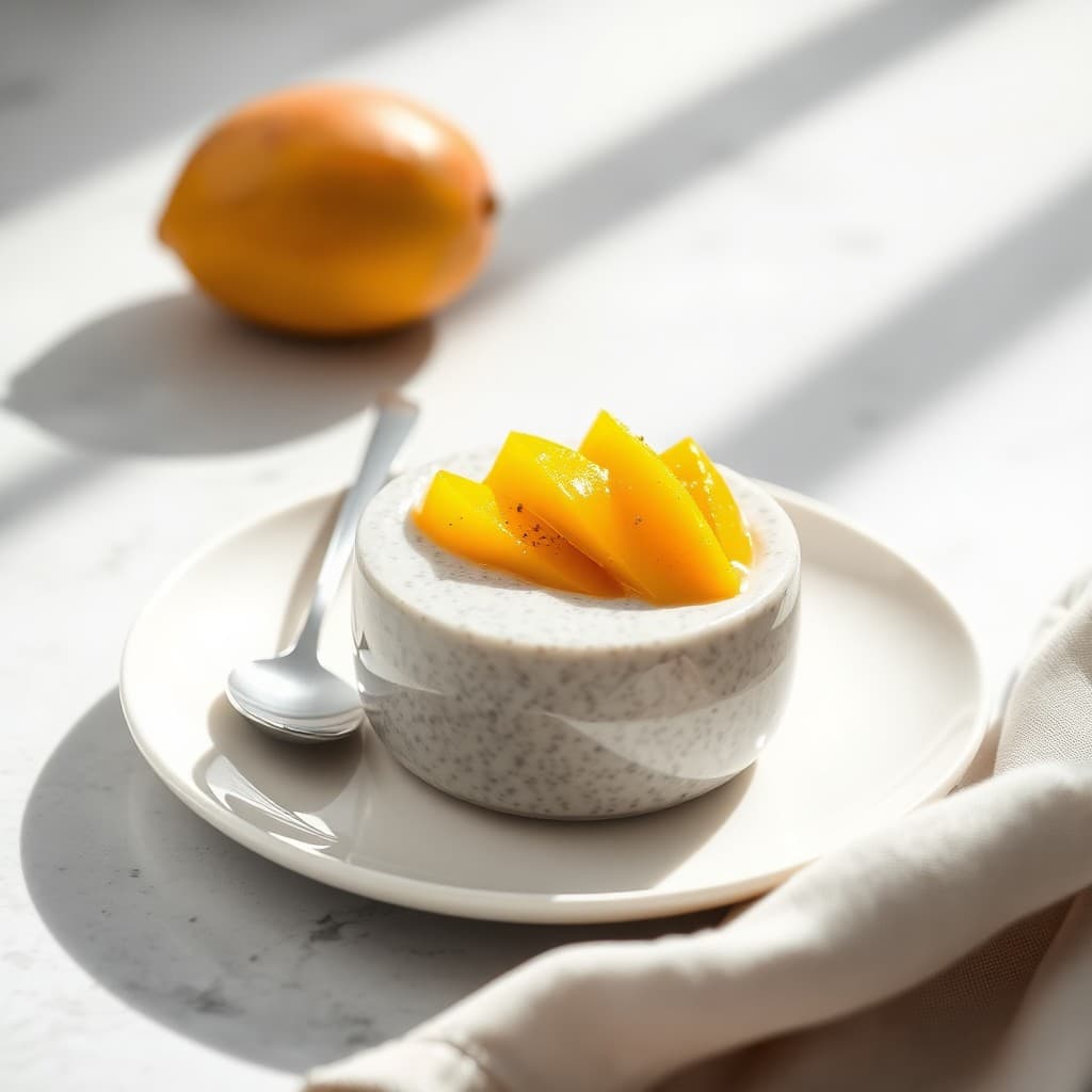 Chia Pudding with Mango — FamilyPlate recipe