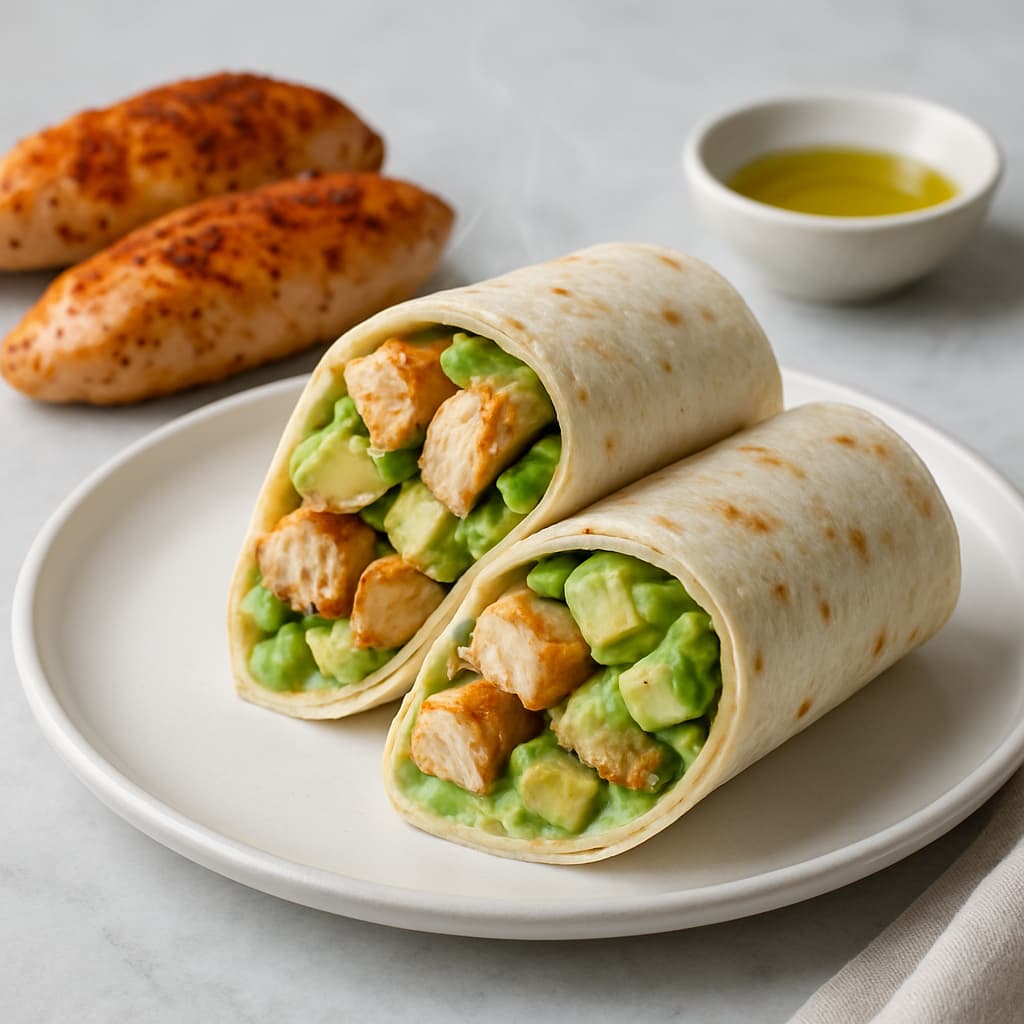 Chicken and Avocado Wraps — FamilyPlate recipe