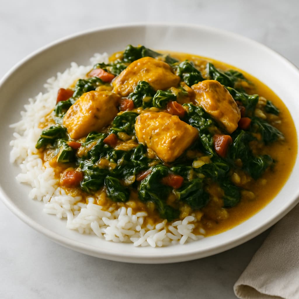 Chicken and Chard Curry — FamilyPlate recipe