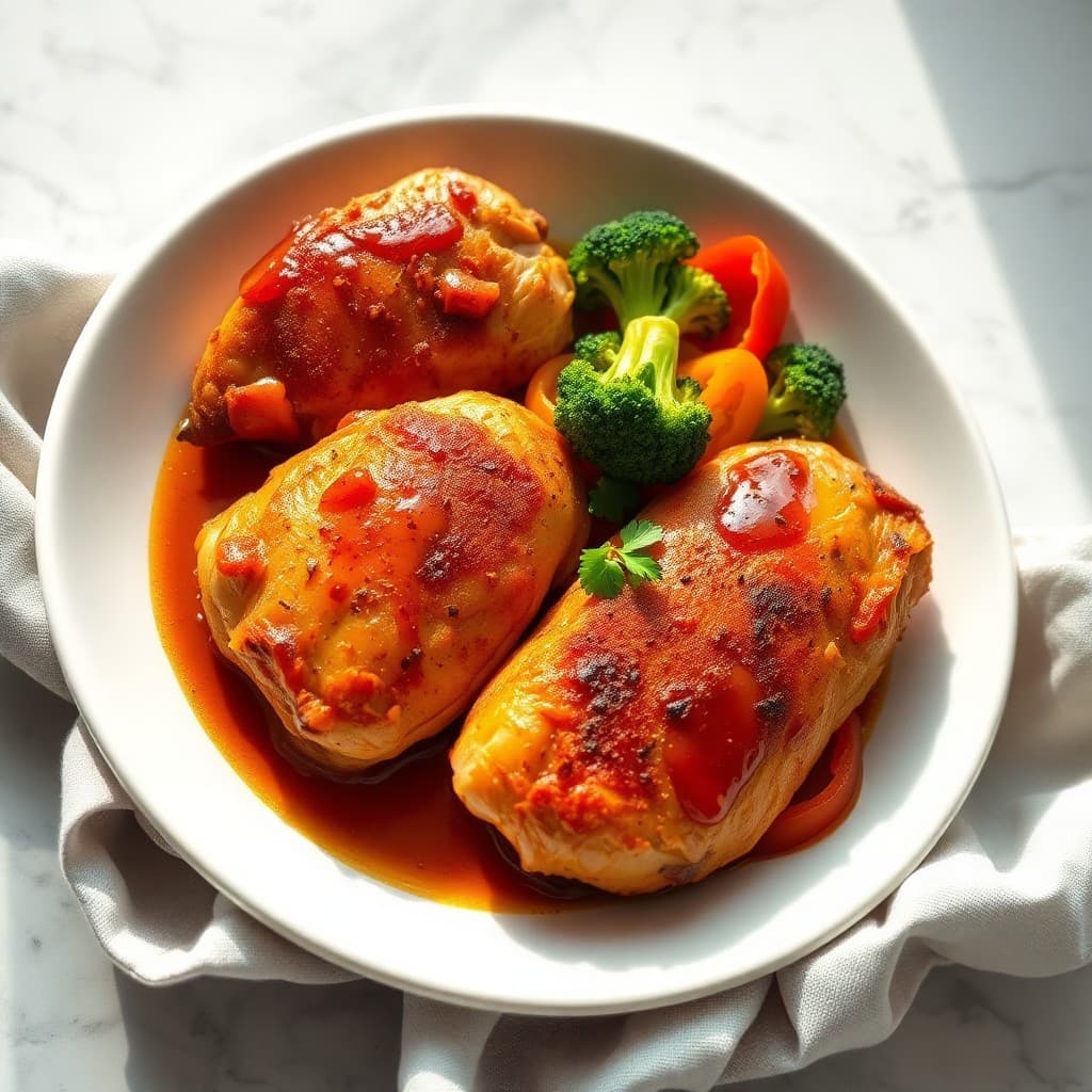 Chicken and Sheet-Pan Veggies recipe