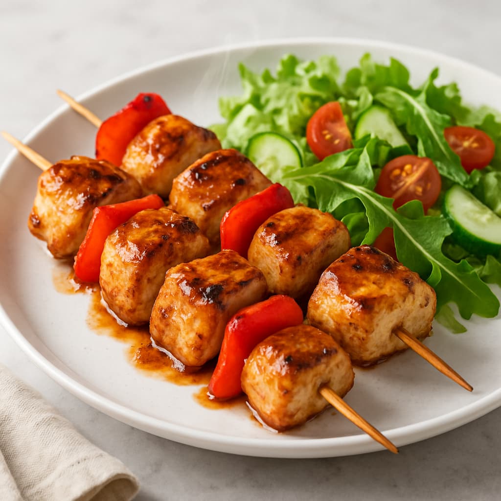 Chicken and Vegetable Skewers — FamilyPlate recipe