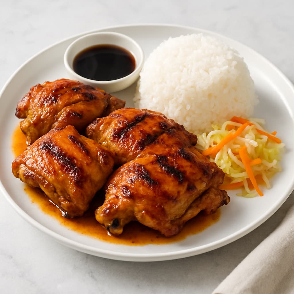 Chicken Inasal Plate — FamilyPlate recipe