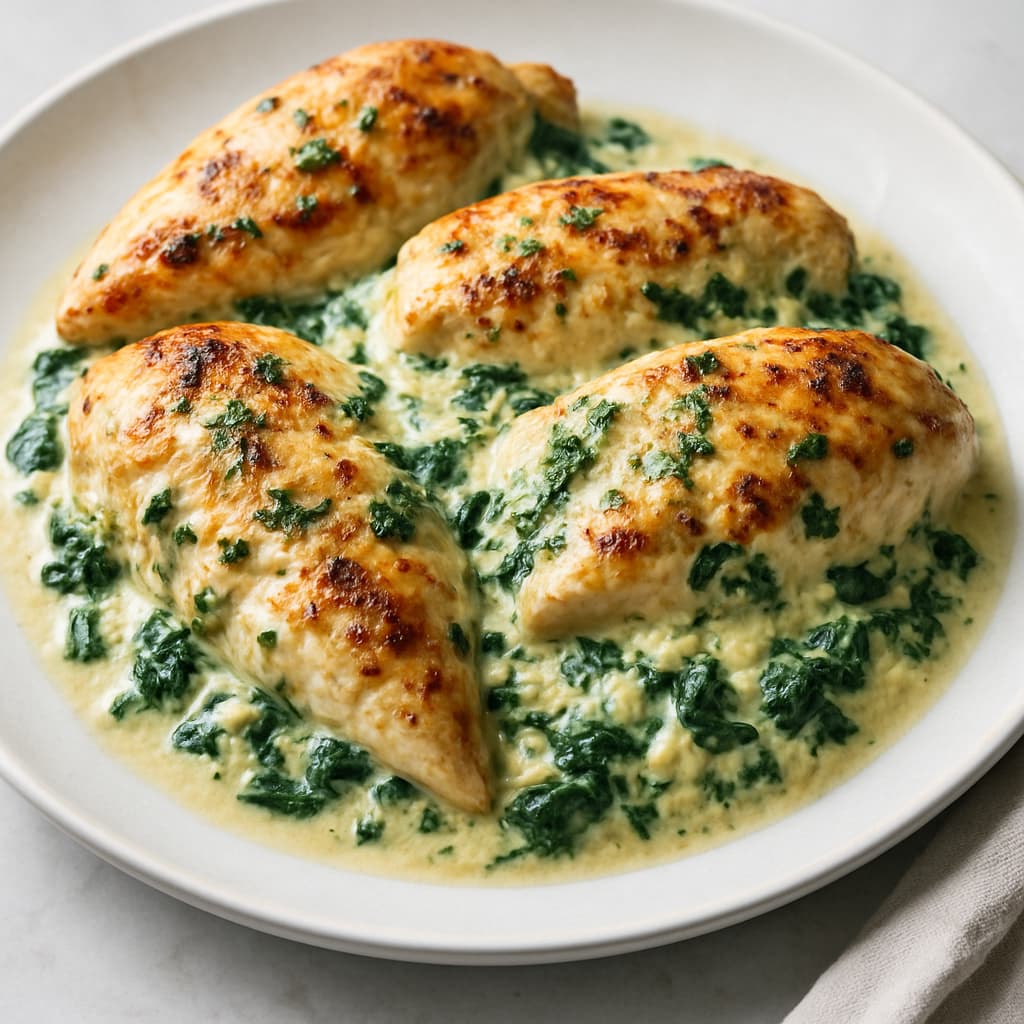 Chicken & Spinach Ricotta Bake — FamilyPlate recipe