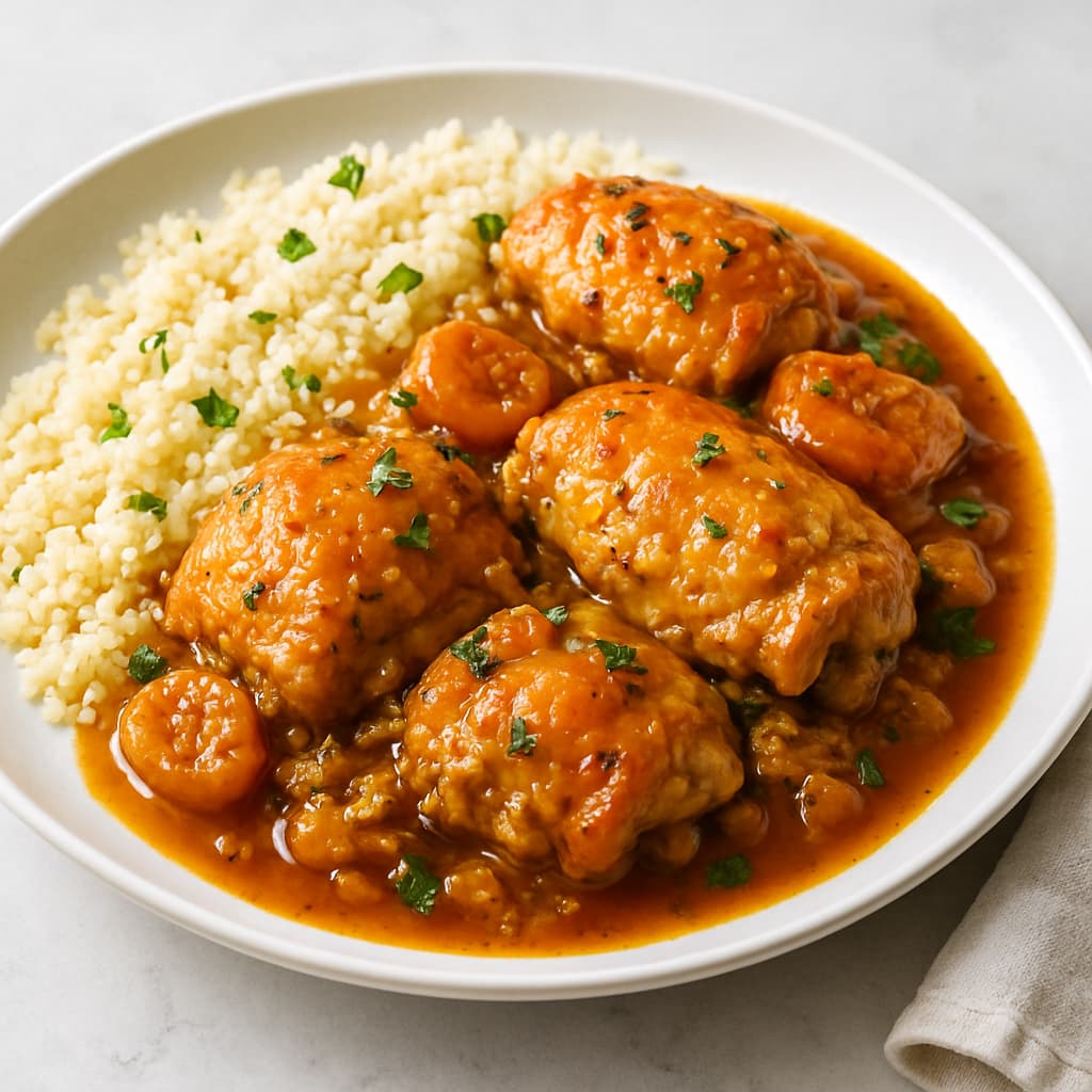 Chicken Tagine with Apricots — FamilyPlate recipe