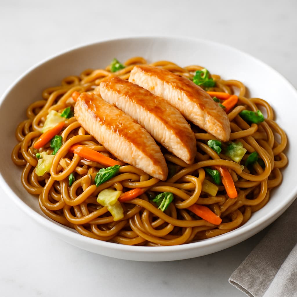 Chicken Yakisoba — FamilyPlate recipe
