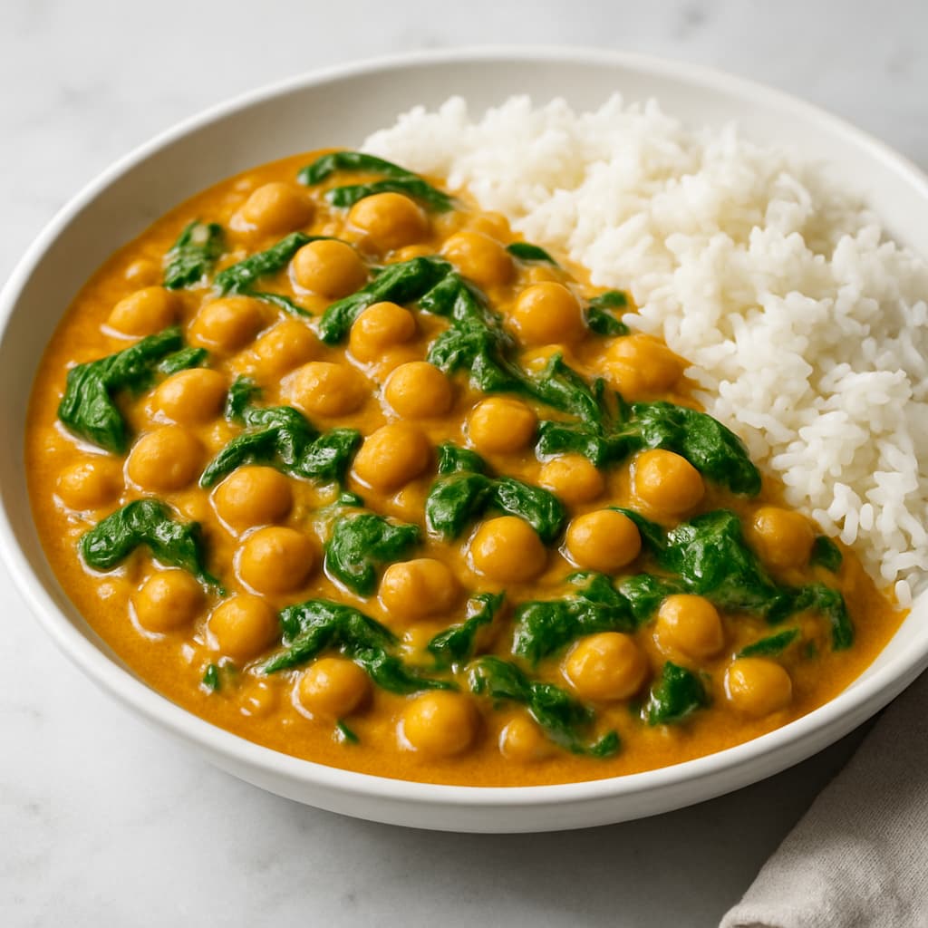 Chickpea and Spinach Curry — FamilyPlate recipe