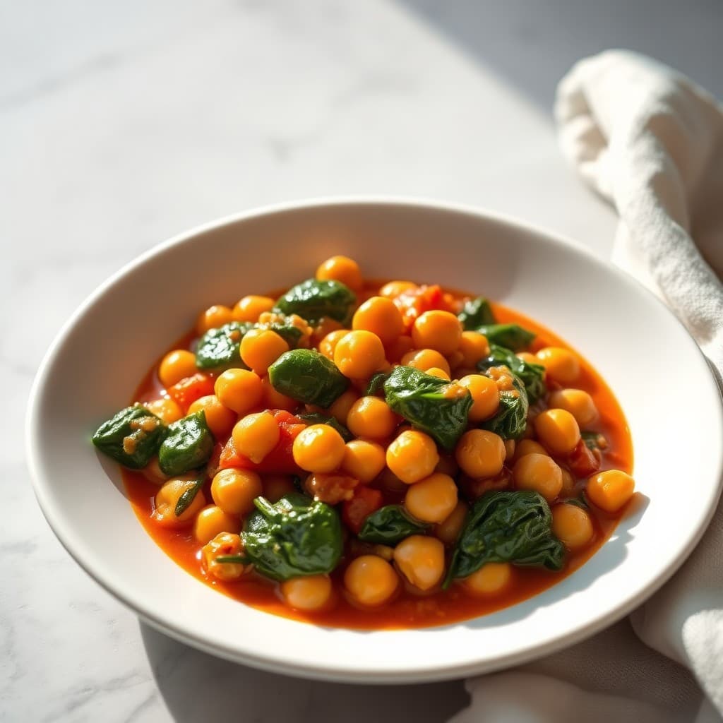 Chickpea & Spinach Stew — FamilyPlate recipe