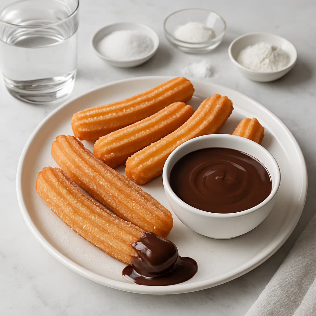 Churros with Chocolate — Spanish family meal