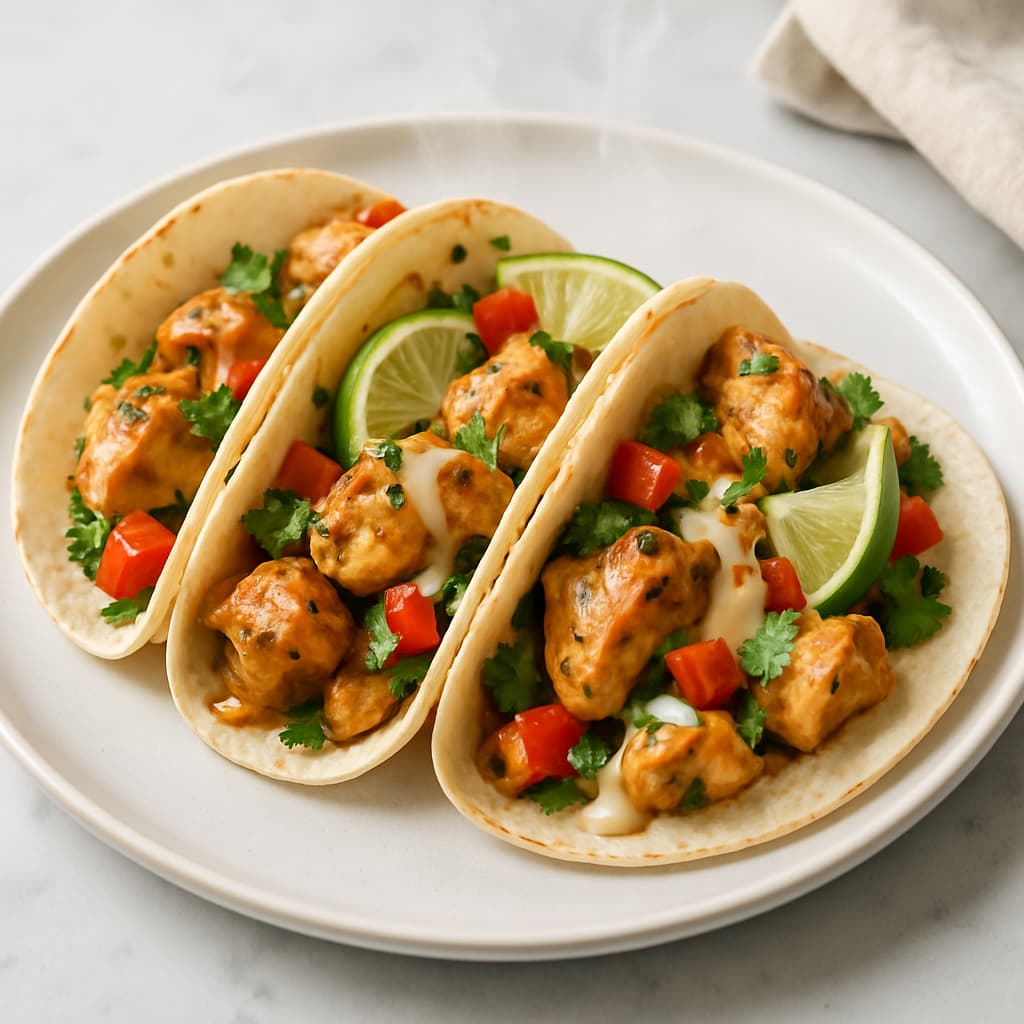 Cilantro Lime Chicken Tacos — FamilyPlate recipe
