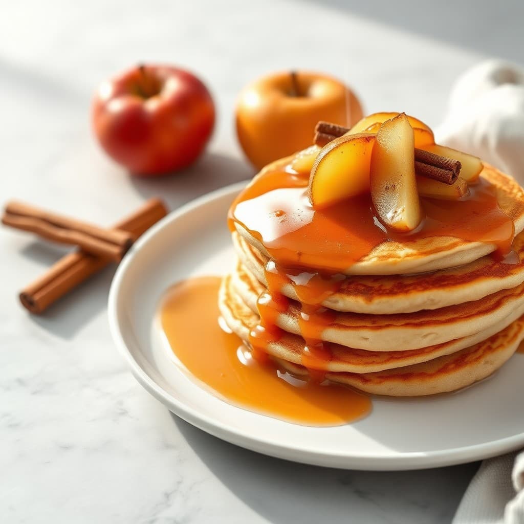 Cinnamon Apple Pancakes — FamilyPlate recipe