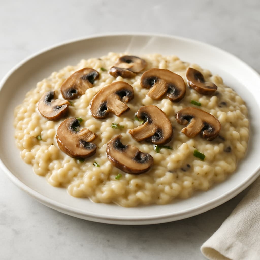 Creamy Mushroom Risotto — FamilyPlate recipe