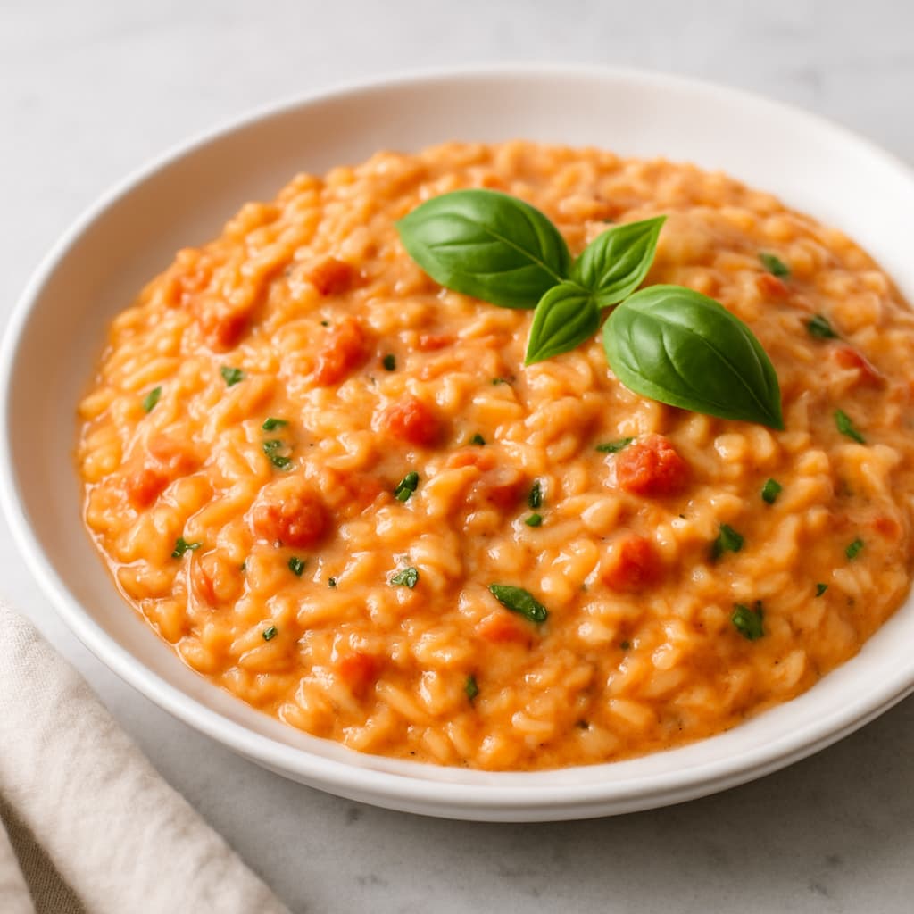 Creamy Tomato Basil Rice — FamilyPlate recipe