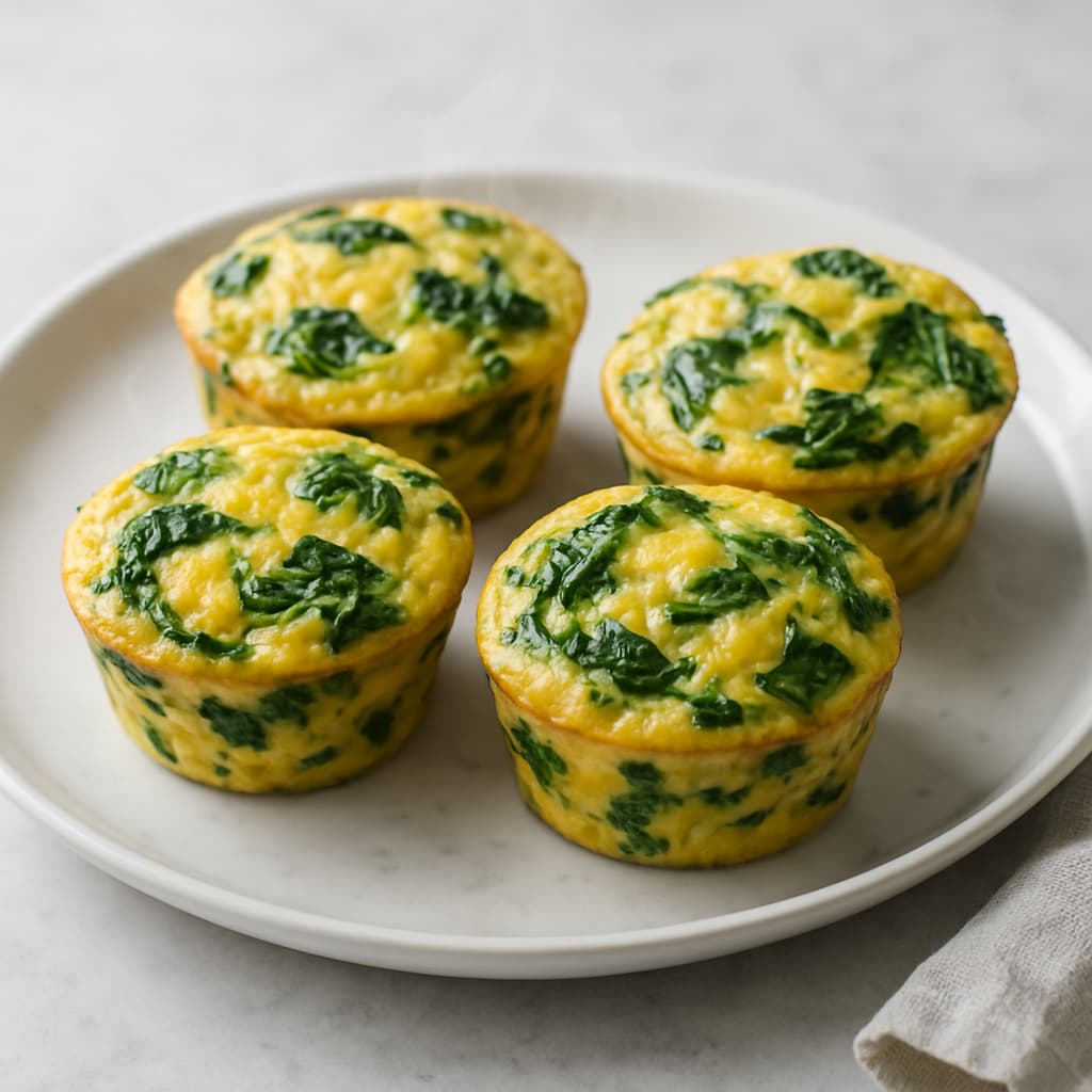 Egg and Spinach Muffins — FamilyPlate recipe