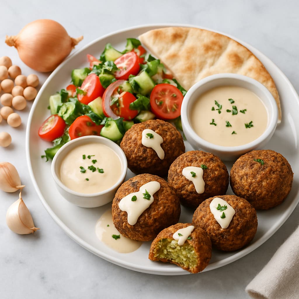 Falafel Plate — FamilyPlate recipe