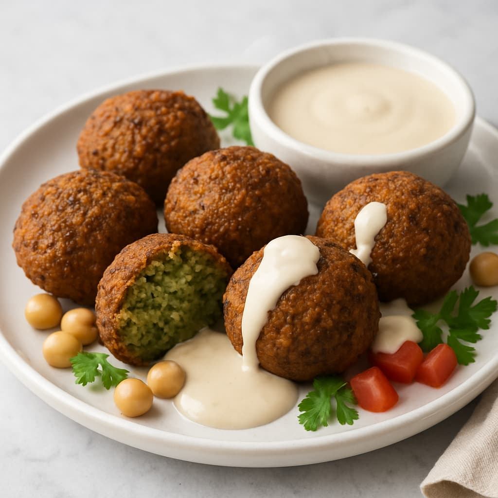 Falafel with Tahini Sauce — FamilyPlate recipe