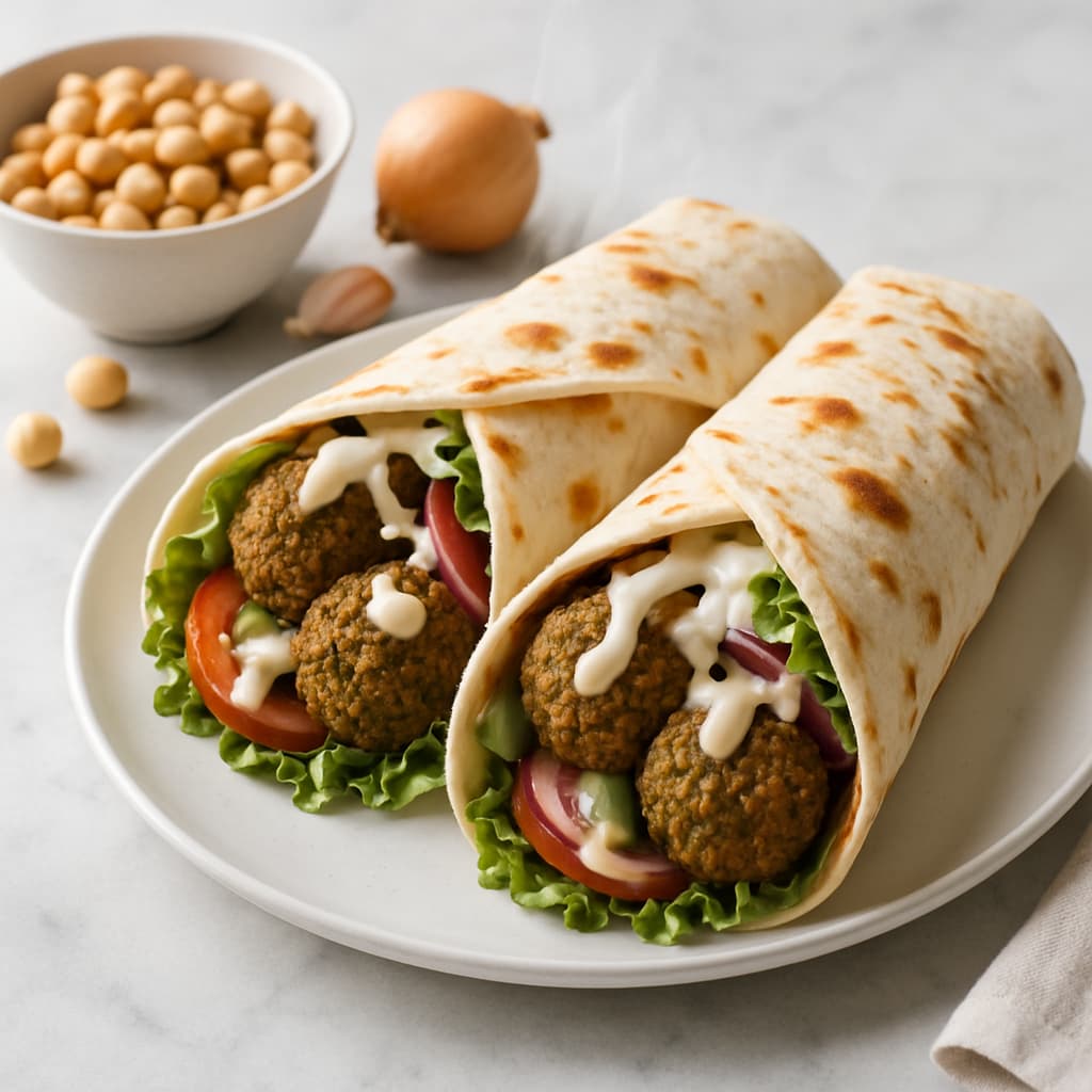 Falafel Wraps — FamilyPlate recipe