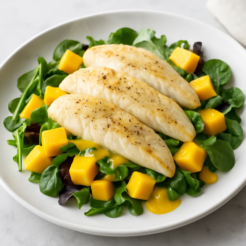 Fish Salad with Mango — FamilyPlate recipe