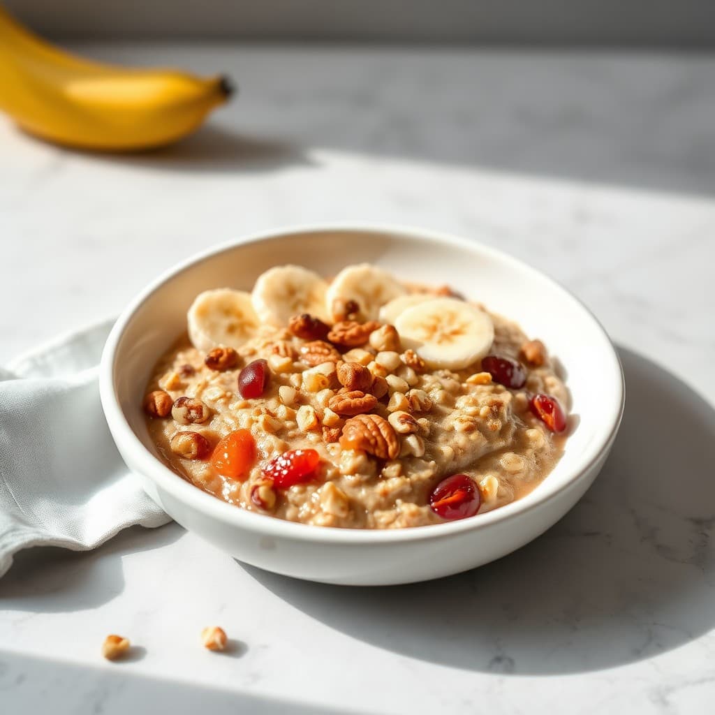 Fruit and Nut Overnight Oats recipe