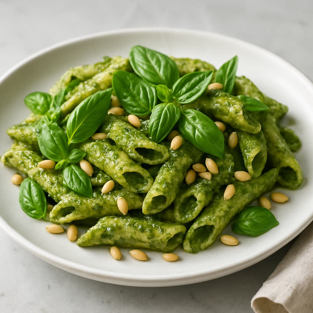 Gluten-Free Pesto Pasta — FamilyPlate recipe