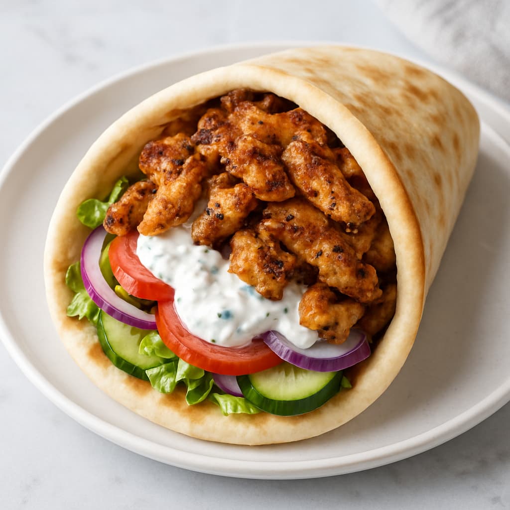 Greek Chicken Gyros — FamilyPlate recipe