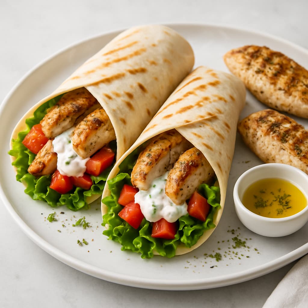 Greek Chicken Wraps — FamilyPlate recipe