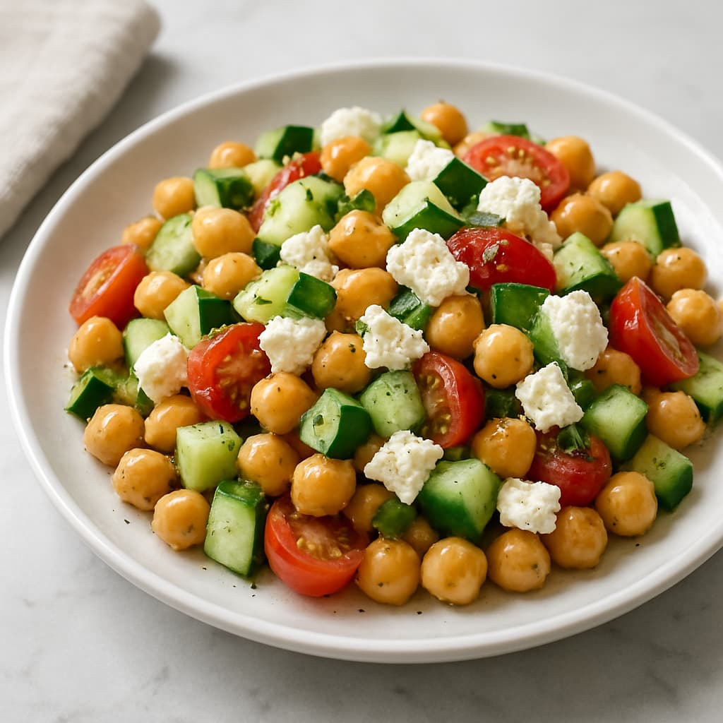 Greek Chickpea Salad — FamilyPlate recipe