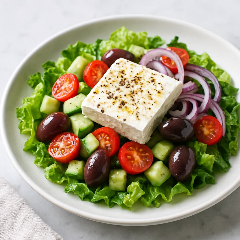 Greek Salad with Feta — FamilyPlate recipe