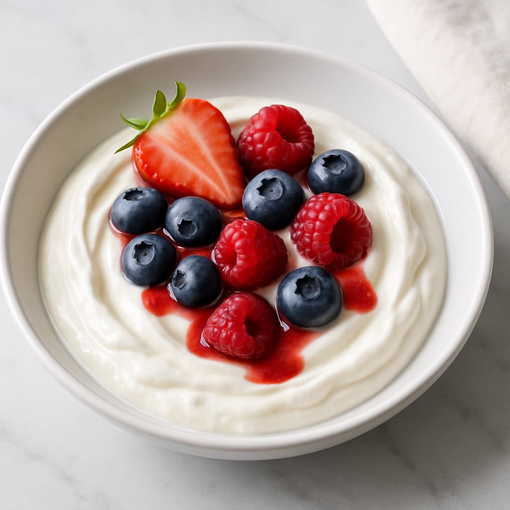Greek Yogurt with Berries — FamilyPlate recipe