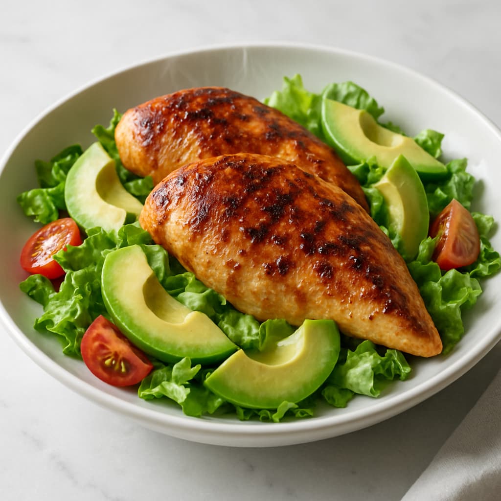 Grilled Chicken Avocado Salad — FamilyPlate recipe
