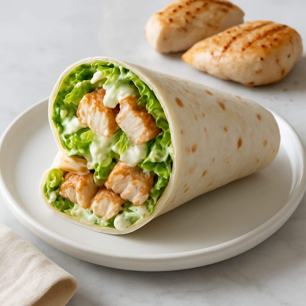 Grilled Chicken Caesar Wrap — FamilyPlate recipe