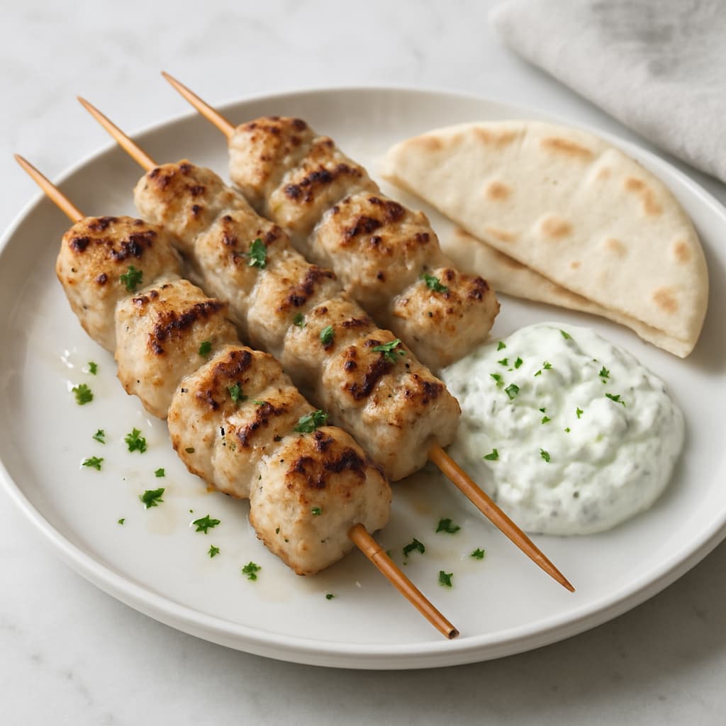 Grilled Chicken Souvlaki — FamilyPlate recipe