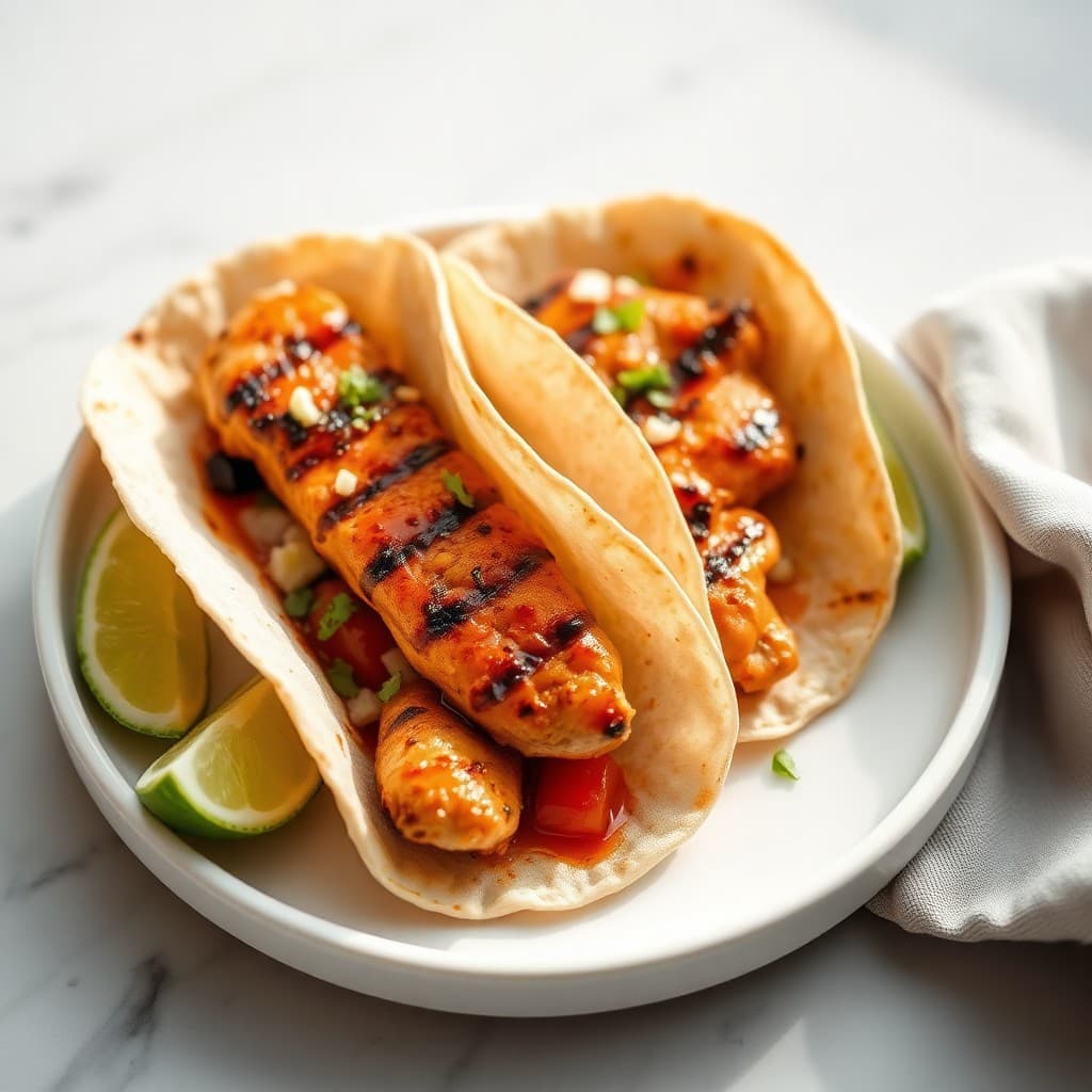 Grilled Chicken Tacos — FamilyPlate recipe